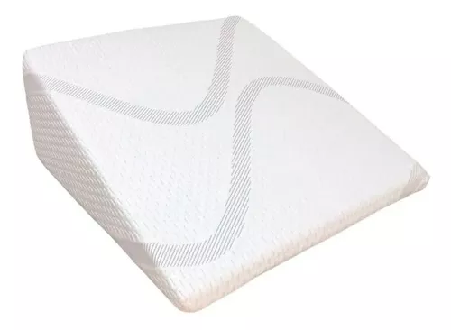 MEMORY FOAM Cojín Antireflujo Adultos Cuña Antireflujo para Adultos Blanca  80 cm x 60 cm x