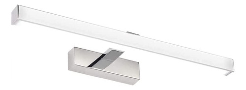 Lampara Pared Baño Frontal Espejo Led Cromado Accesorio : In