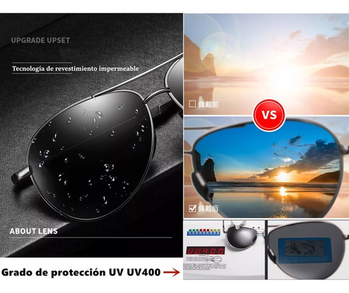 Deylinghs Lentes De Sol 100% Original Aluminio Gafas Polarizados Condu