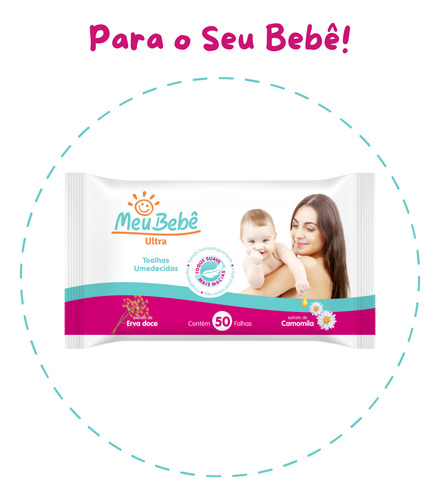 Toalha Umedecida Meu Bebê Ultra 1500 Folhas (3pcksx500fls)