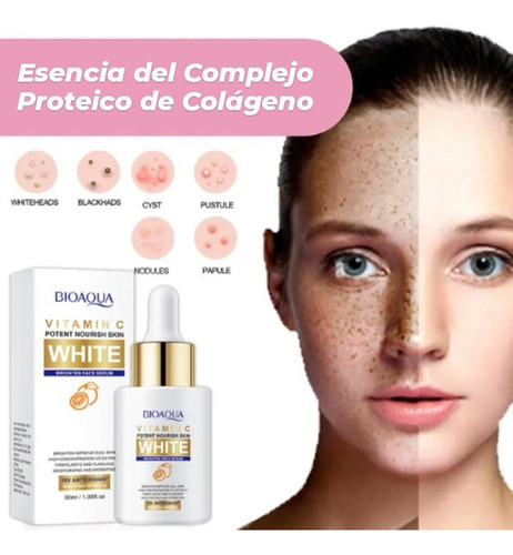 Potente Serum Blanqueador Con Proteína - mL a $1166