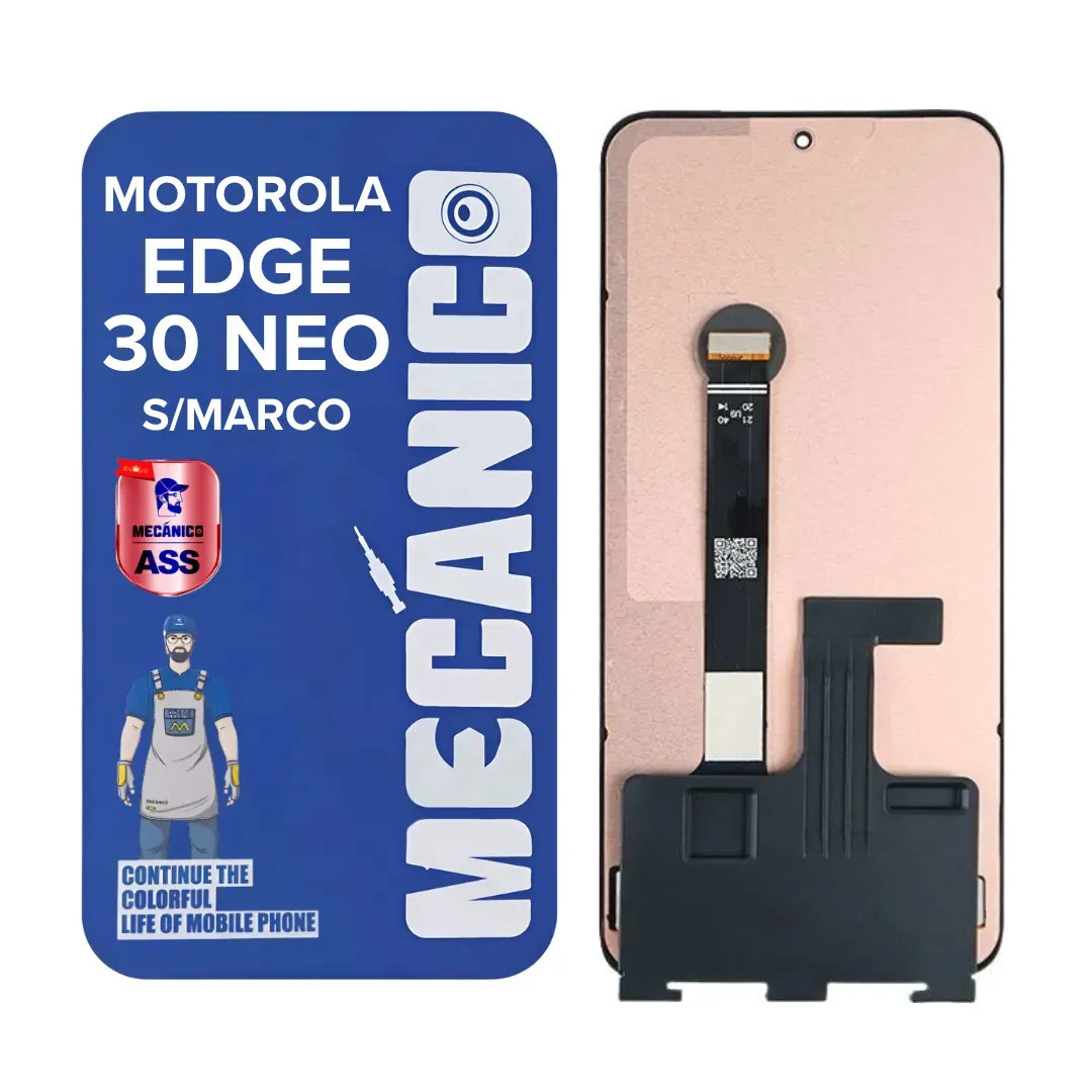 Modulo Compatible Motorola Edge 30 Neo Sin Marco Ass Mecanico Calidad Premium Pantalla Display Tactil Panel Completo Repuesto Vidrio Frontal Para Reparacion Celular Smartphone Telefono Xt2245