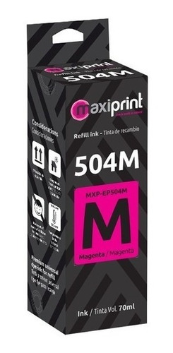 Tinta Maxiprint Compatible Epson 504 Magenta