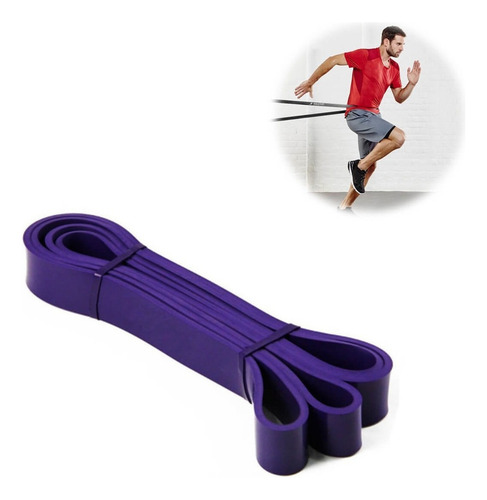 Bandas Resistencia Ejercicios Pull Up Gym Morado Nivel Medio