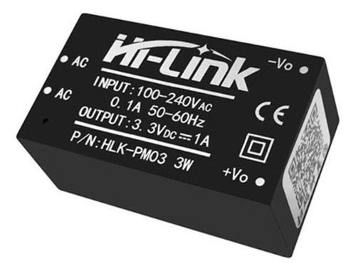 Convertidor Ac-dc 90-264vac 3.3vdc 1a 3w Hi-link Hlk-pm03