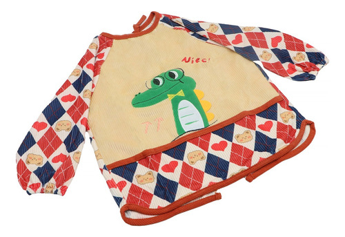 Bata Preescolar Infantil En Pana Con Diseño De Cocodrilo