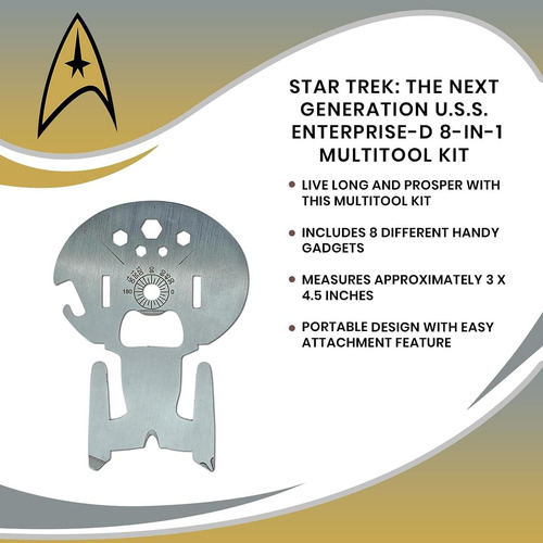 Star Trekthe Next Generation U.s.s. Enterprise-d 8 En 1 Kit