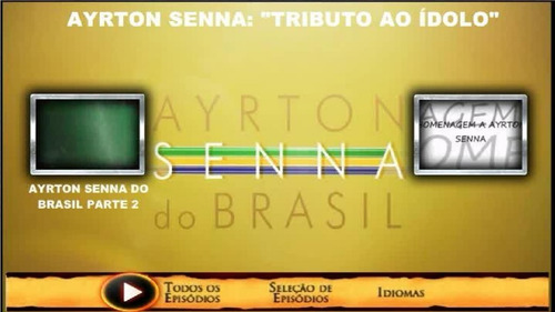 Imagem 7 de 10 de Dvd Documentário Ayrton Senna -- Raríssimo (12dvds)
