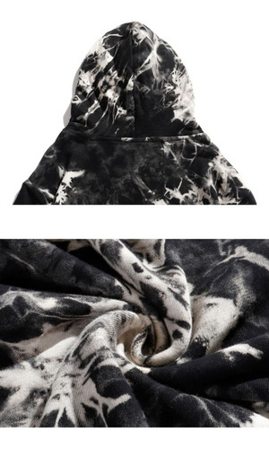 Sudadera Con Capucha 85% Algodón Tie Dye Hombres Sudaderas C