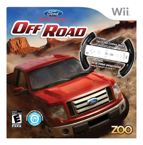 Jogo Ford Racing Off Road Original Com Volante Para Wii