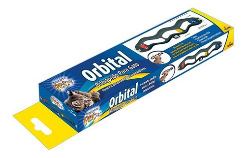 Brinquedo Para Gato Caça Bolas Com Guizo Orbital Parede Pet