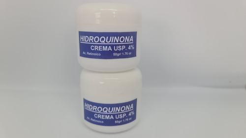 Crema Aclarante Hidroquinona 4% Con Ac. Retinoico 100 Gr