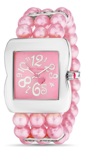 Betsey Johnson Reloj Para Mujer Caja De Aleación Rectangular