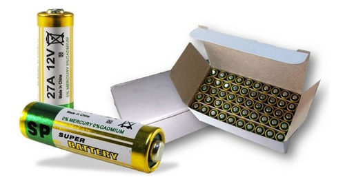 Bateria A27 Super Power Caixa Com 50 Unidades