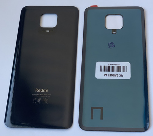 Tapa Trasera Para Xiaomi Redmi Note 9 Pro Negro