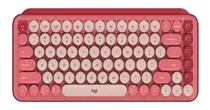 Comprar Teclado bluetooth Logitech Pop Keys QWERTY Logitech Brown color heartbreaker