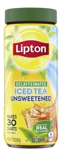 Lipton Té Helado Descafeínado Y Sin Azúcar 85 G