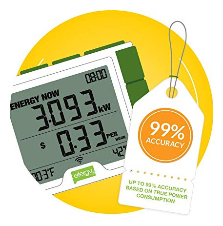 Medidor De Potencia Efergy True: Mide El Voltaje Y La Fase P