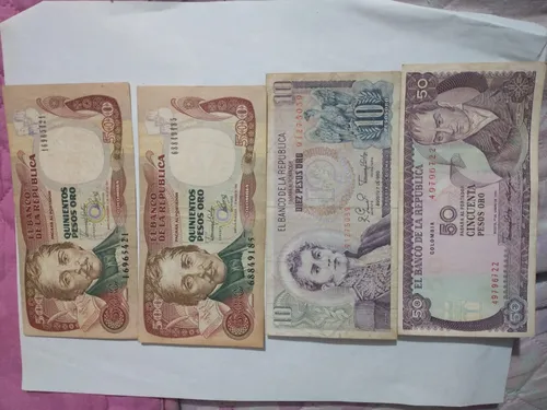 Se Vende Colección De Billetes Antiguos