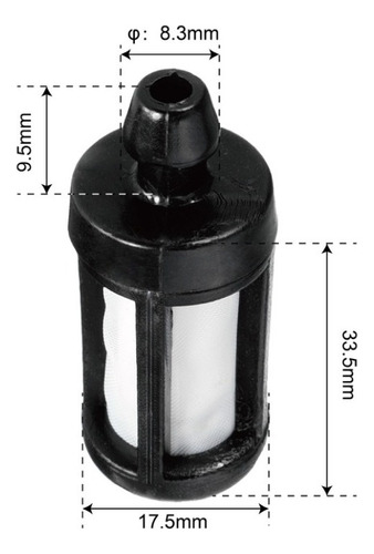 Filtro De Bencina Compatible Con Ms170, Ms180