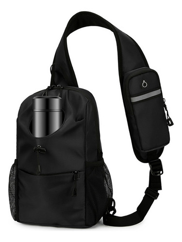 Mochila Bandolera Con MĂșltiples Bolsillos, Impermeable