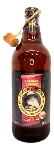 Cachaça De Cravo E Canela (especiarias) Tesouro Jordão 600ml