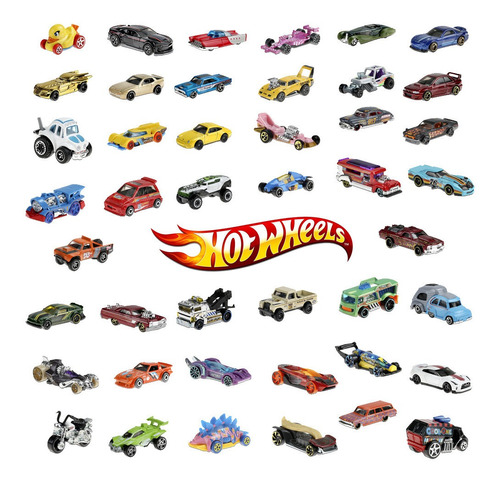 10 Carrinhos Hot Wheels Sortidos - Originais Sem Duplicidade