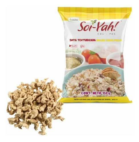 Soya Texturizada Colpac 350 Grs- Sabor Pollo - Soi-yah!