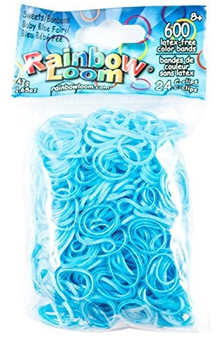 Rainbow Loom Sweets Bandas De Goma De Hadas Azul Bebé Con 24