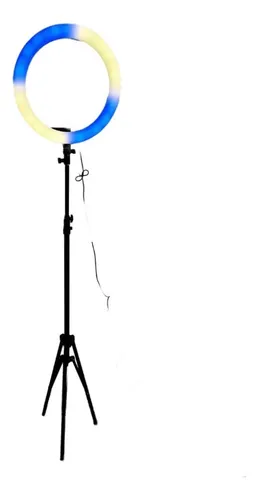 Aro Luz Led 36 Cm Control Remoto Tripode 2.10 Base Celular