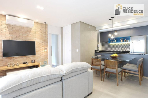 Imagem 1 de 22 de Apartamento 2 Suítes ( Sacada Gourmet - 2 Vagas ) À Venda De 94,00 M² Por R$ 742.000 - Centro - São Bernardo Do Campo/sp - Ap0889