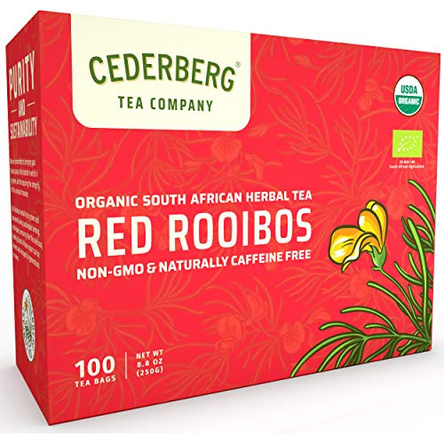 Té Rooibos Rojo 100 Bolsitas De Té Orgánico Usda - Naturales