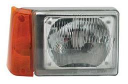 Semioptica Der. Con Señalero Ambar (r2/h4) Fiat Panda