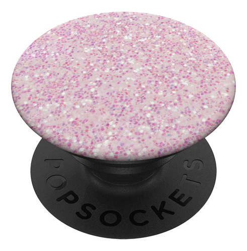 Popsockets Purpurina Rosa Blanco Intercambiabl Popgrip