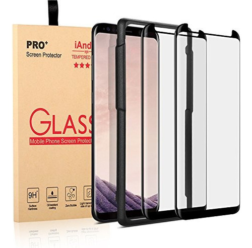 2pack Galaxy S8 Protector De Pantalla De Vidrio Bandeja De I