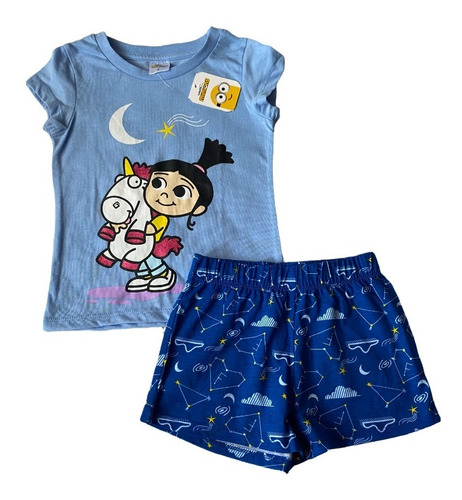 Pijama De Verano Minions - Talla 6  