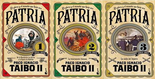 Trilogía Patria Paco Ignacio Taibo Ii Booket - Original