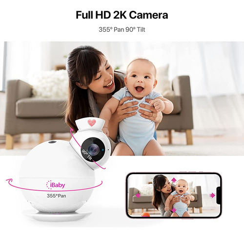 Ibaby I6 Smart Baby Monitor Con Cámara De Video Full Hd 2k,