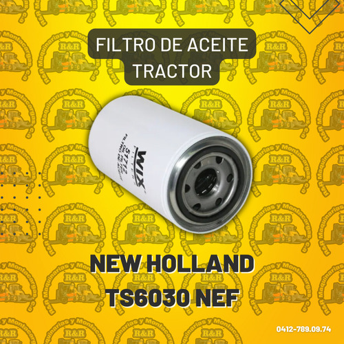 Filtro De Aceite Tractor New Holland Ts6030 Nef
