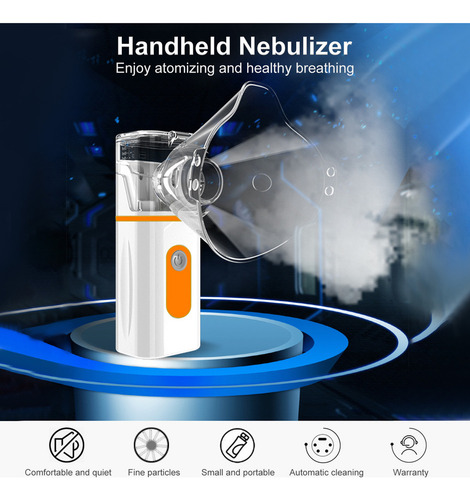 Nebulizador Portátil, Atomizador, Inalador A Vapor, Nebuliza