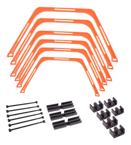 Aros De Agilidad En Forma De Hexágono Para Mejorar Naranja