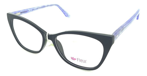 Anteojos Armazon Marcos Fleur 242 Receta Acetato Flex Moda