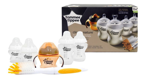 Set De Biberones Tommee Tippee Recién Nacido Con Cepillo