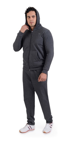 Imagen 2 de 6 de Conjunto Caballero - Chamarra Y Pants De Felpa - Everlast