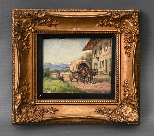 Pintura Européia- Geo Fürst (german, 1888-1964)