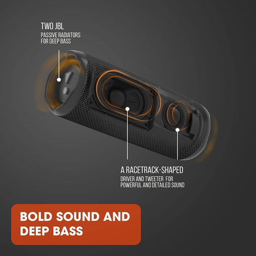 Parlante Portatil Jbl Flip 6 12h Bt Resistente Agua 2 Vías