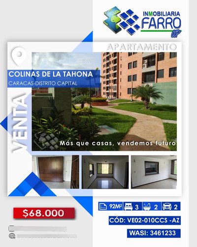 Se Vende Apartamento En Caracas Ve02-010ccs -az