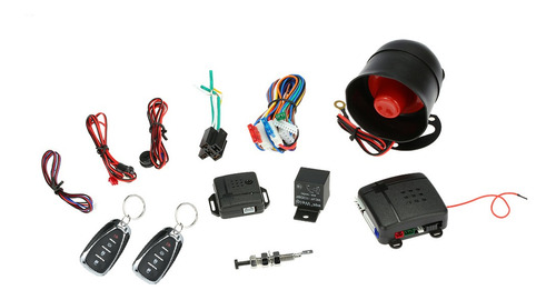 Rolson 66857 Candado de Seguridad con Llave y Alarma Funciona con Pilas de botón 6 LR44