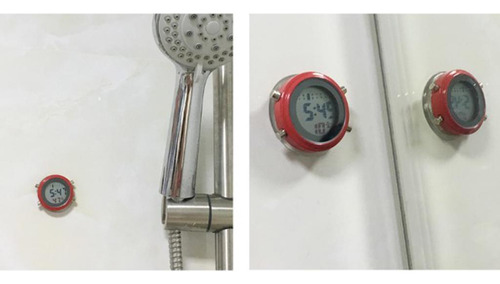 Mini Reloj De Motocicleta Reloj Impermeable Reloj Rojo