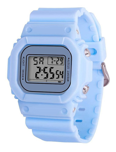 Reloj Mujer Aosun 1803-2 Cuarzo Pulso Azul En Poliuretano